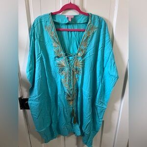 Lilly Pulitzer Chai Caftan dress or coverup L/XL